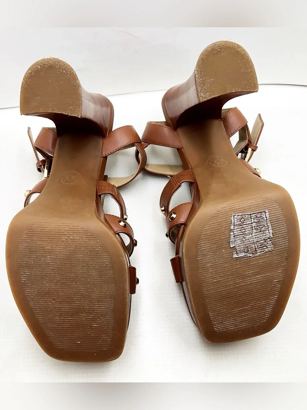 {Michael Michael Kors}Jagger Studded Leather Platform Sandals